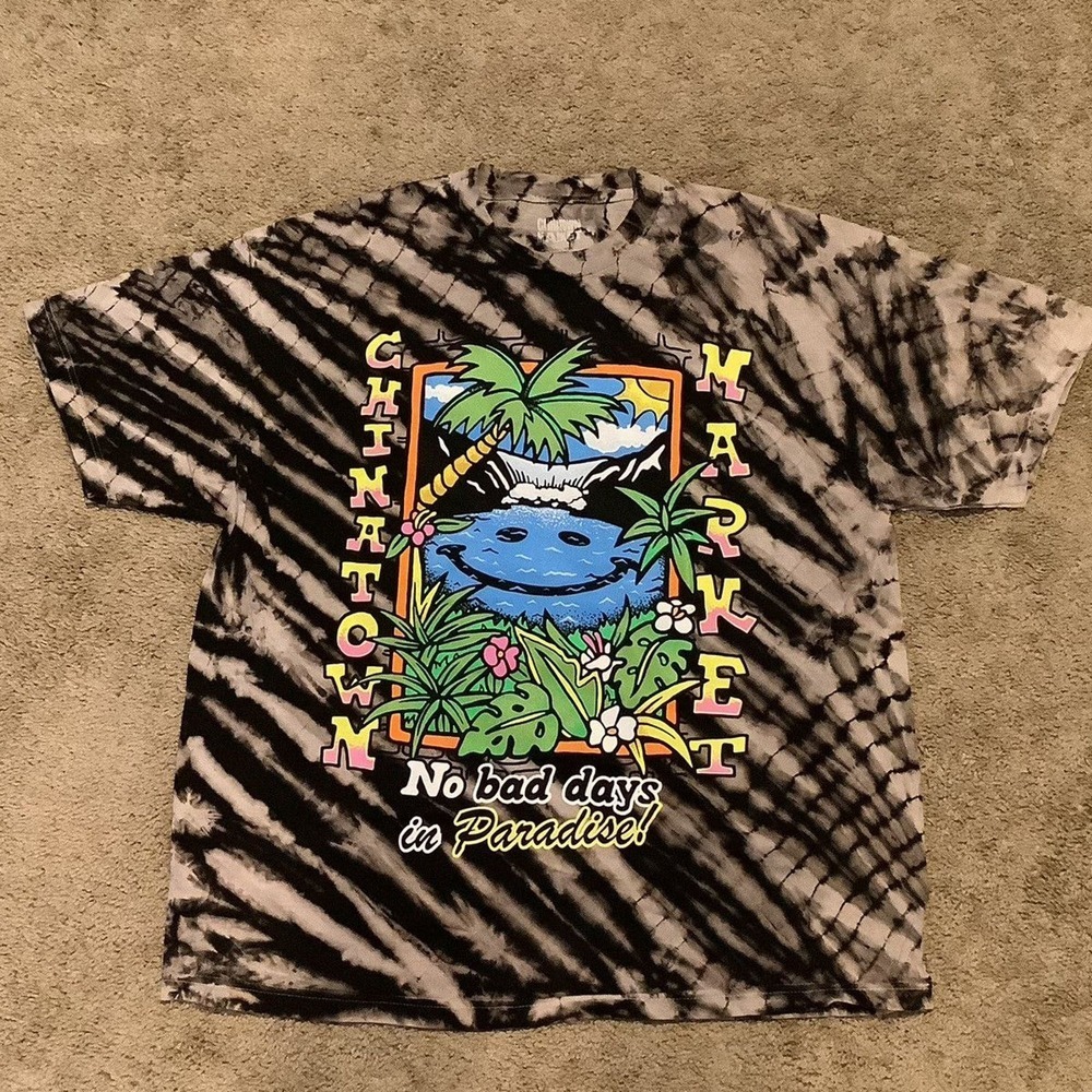 Chinatown Market Smiley No Bad Days In Paradise Tie-Dye XL‎
